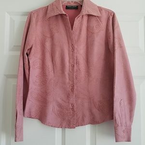 Lemon Grass Studio sueded embossed top